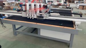 Overall appearance and components of the wire drawing machine