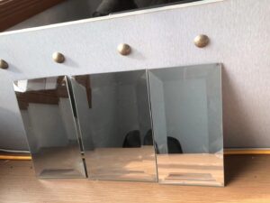 Glass edge grinding effect picture