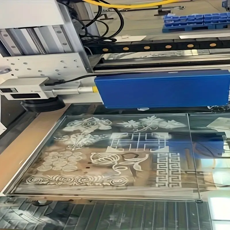 Mobile laser sandblasting machine