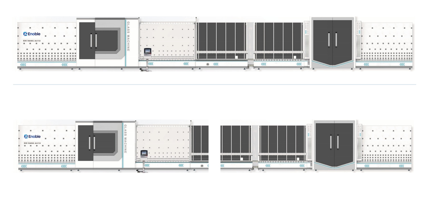 Enoble 2540 fully automatic insulating glass production line catalog view
