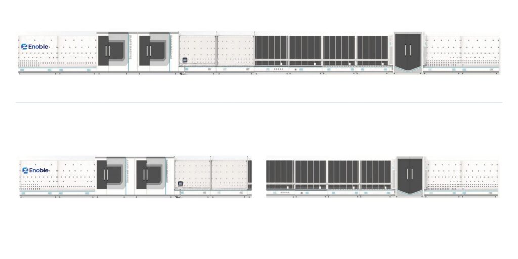 Enoble 3060 fully automatic insulating glass production line catalog view
