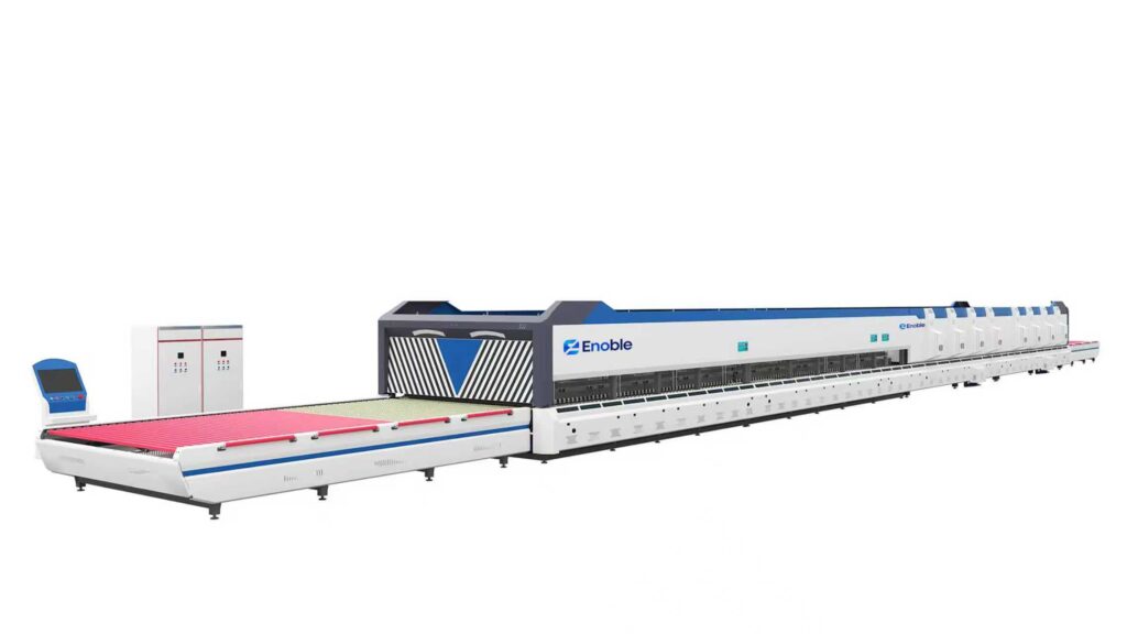 Enoble SC-E-2436 horizontal forced-convection glass tempering furnace